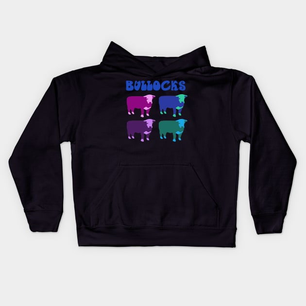 Bullocks Kids Hoodie by TimeTravellers